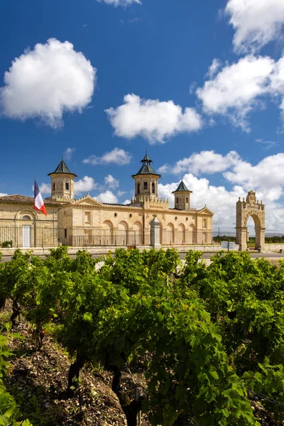 Winnice Chateau Cos Estournel Bordeaux Akwitania Francja — Zdjęcie stockowe