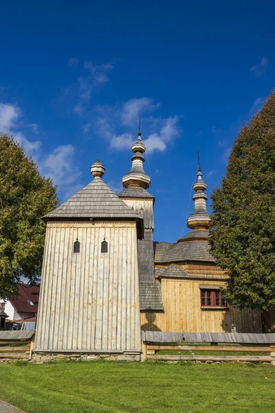 Церковь Святого Архангела Михаила Объект Юнеско Ладомирова Словакия — стоковое фото