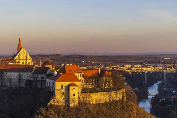 Történelmi Város Znojmo Southhern Moravia Csehország — Stock Fotó