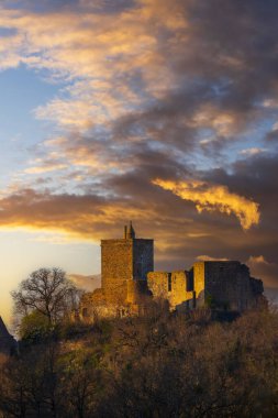Brancion castle (Chateau de Brancion), Martailly-les-Brancion, Burgundy, France