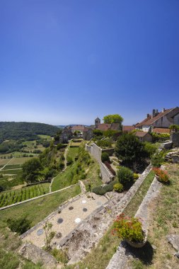 Chateau Chalon in Jura, Franche-Comte, France