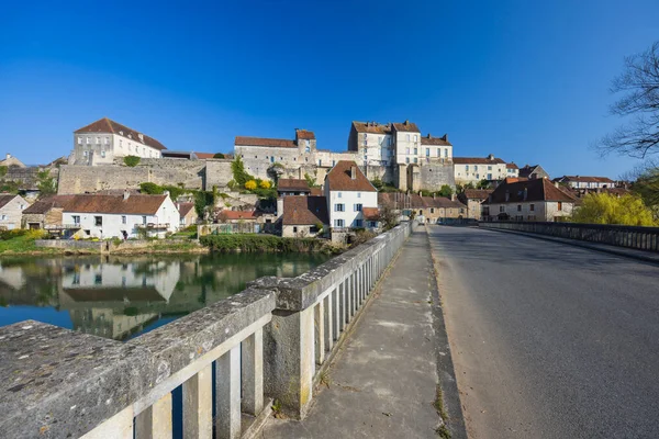Typical Small Town Pesmes River Orgon Haute Saone France — Zdjęcie stockowe