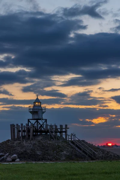 Blokzijl Lighthouse Flevoland Netherlands — Stock Fotó