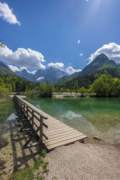 Jasna Pond Kranjska Gora Triglavski National Park Slovenia — Stockfoto
