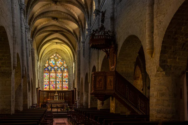 Interior Saint Just Church Arbois Department Jura Franche Comte France — Fotografia de Stock