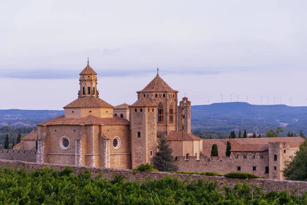 Abadia Real Santa Maria Poblet Mosteiro Cisterciense Catalunha Espanha — Fotografia de Stock