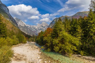 Slovenya 'daki Triglavski ulusal parkında manzara