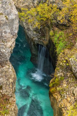 Great Soca Gorge (Velika korita Soce), Triglavski Ulusal Parkı, Slovenya