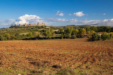 Old Town Monteriggioni, Toskana, İtalya