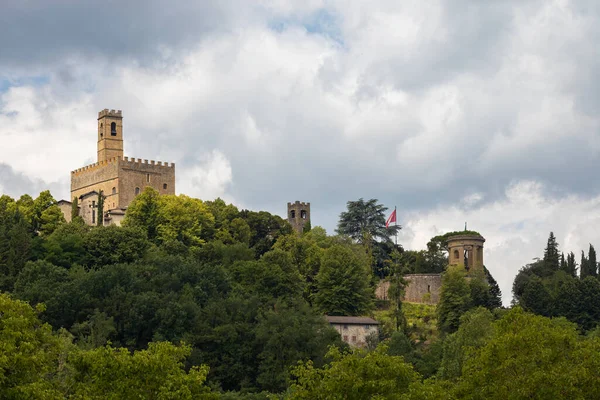 Monumento Público Castelo Poppi Toscana Itália — Fotografia de Stock