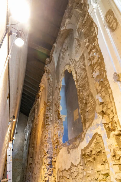 Vecchie Fondazioni Sotto Cattedrale Ruvo Puglia Puglia Italia — Foto Stock