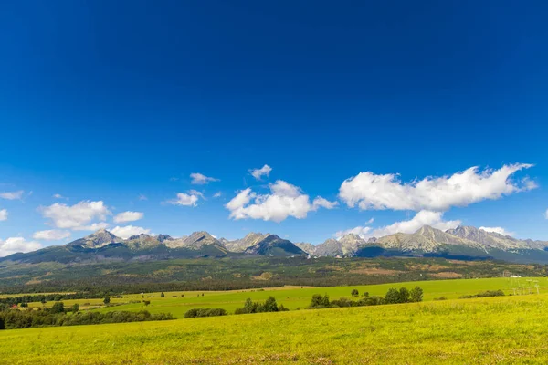 斯洛伐克塔特拉山高原地区夏季 — 图库照片