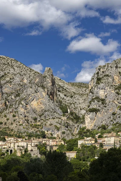 Chapelle Notre Dame Moustiers Sainte Marie Alpes Haute Provence Provence — Fotografia de Stock