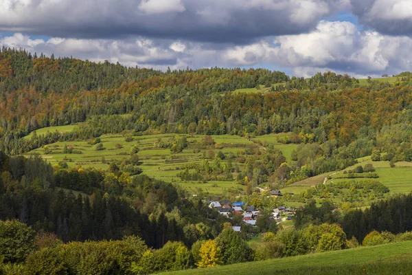 Autumn Landscape Mala Fatra Mountains Slovakia — Zdjęcie stockowe
