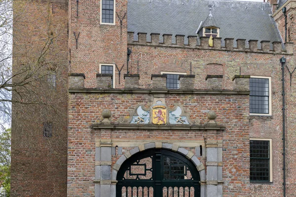 Haamstede Castle Slot Haamstede Ostrov Schouwen Duiveland Netherlands — стоковое фото