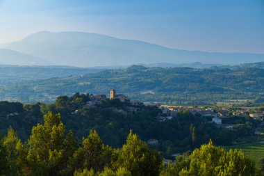 Village Vinsobres in Drome Department, Provence, France