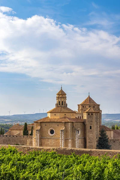 Royal Abbey Santa Maria Poblet Cistercian Monastery Catalonia Spain — Stock Photo, Image