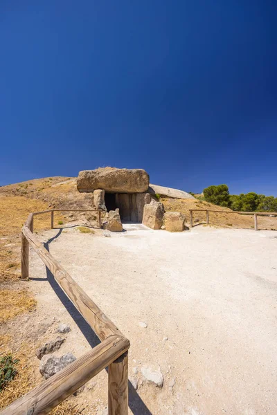 Dolmen Menga Από Την Χιλιετία Bce Unesco Antequera Ισπανία — Φωτογραφία Αρχείου