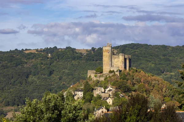 Chateau Najac Aveyron Southern France — 스톡 사진
