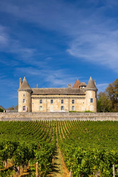 Chateau Rully Castle Saone Loire Departement Burgundy France — Stock Photo, Image