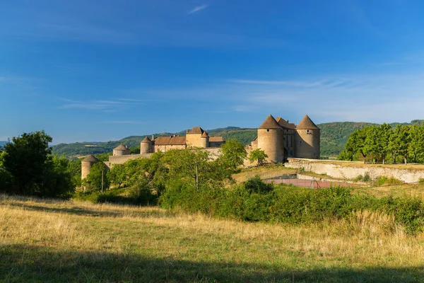 Castillo Berze Chatel Departamento Saone Loire Borgoña Francia — Foto de Stock