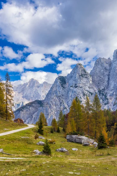 Пейзаж Недалеко Вршица Триглавский Национальный Парк Словения — стоковое фото