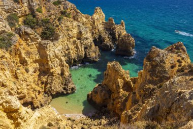 Portekiz, Lagos yakınlarındaki Algarve kıyısında.