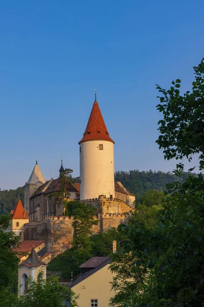Castello Reale Krivoklat Boemia Centrale Repubblica Ceca — Foto Stock
