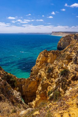 Portekiz, Lagos yakınlarındaki Algarve kıyısında.