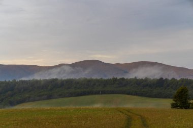 Vihorlat, Slovakya 'da sabah sisi