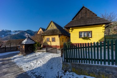 Velka Fatra dağlarındaki Vlkolinec köyü UNESCO sahası, Slovakya