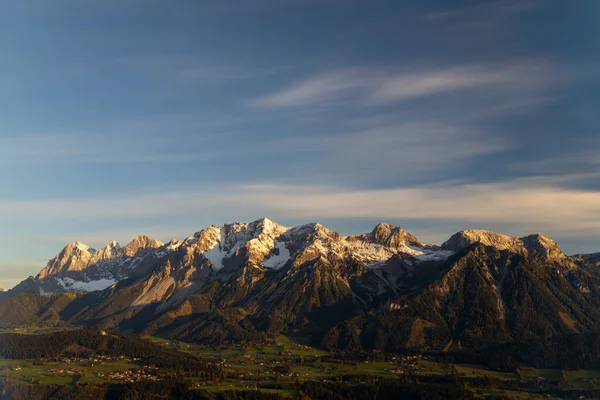 Outono Maciço Dachstein Estíria Áustria — Fotografia de Stock