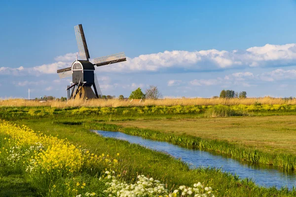 Windmill Broekmolen Molenlanden Nieuwpoort Nizozemsko — Stock fotografie