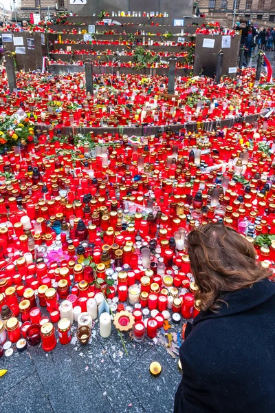 Вспоминая Смерти Бывшего Президента Вацлава Гавела Декабре 2011 Года Прага — стоковое фото