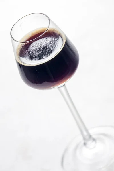 Liquore Caffè Nel Bicchiere — Foto Stock
