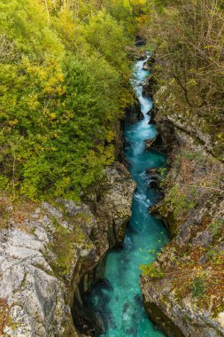 Great Soca Gorge (Velika korita Soce), Triglavski Ulusal Parkı, Slovenya