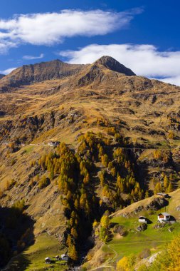 Texelgruppe doğa parkı (Parco Naturale Gruppo di Tessa) Timmelsjoch yakınlarında - yüksek Alp yolu, Güney Tyrol, İtalya