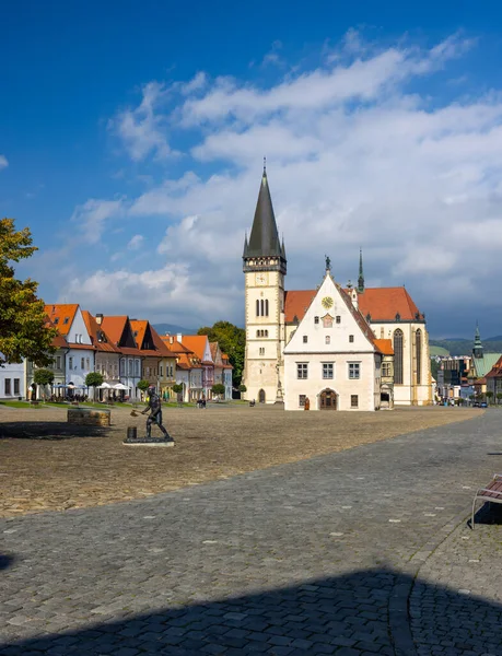 Egidius Basilica Bardejov Unesco Site Slovakia — Stok fotoğraf
