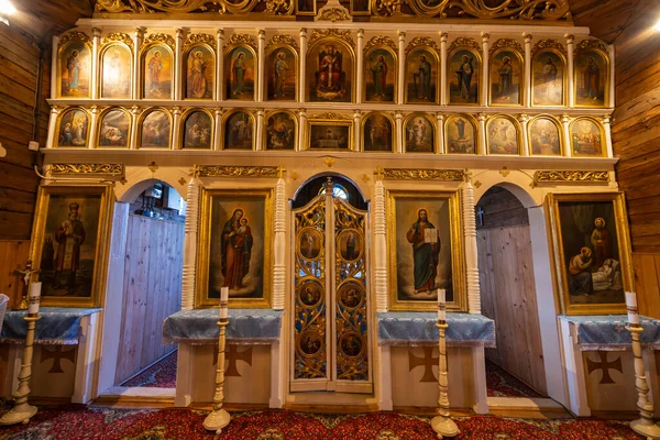 Church Kozmu Damiana Unesco Site Vysny Komarnik Slovakia — стоковое фото