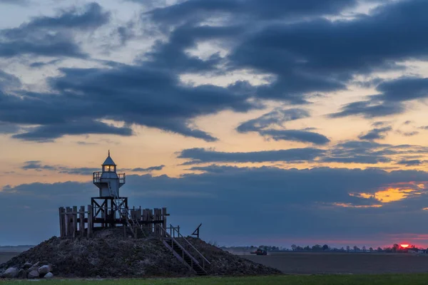 Blokzijl Lighthouse Flevoland Netherlands — Foto de Stock