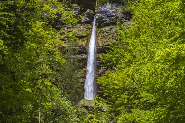 Waterfall Pericnik Slap Pericnik Triglavski National Park Slovenia — Fotografia de Stock