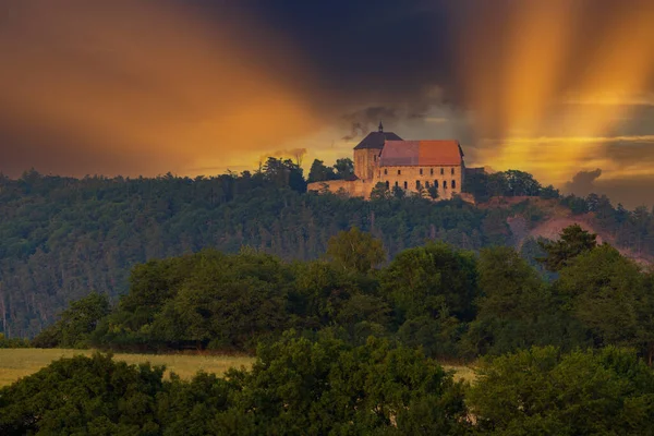 Castillo Tocnik Bohemia Central República Checa —  Fotos de Stock
