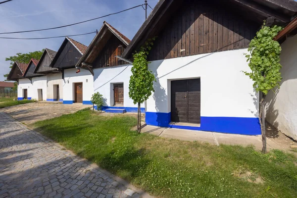 Traditional Wine Cellars Blatnice Pod Svatym Antoninkem Slovacko Southern Moravia — Stock Photo, Image