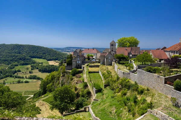 Chateau Chalon Jura Franche Comte France — Stockfoto