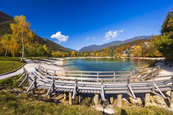 Jasna Pond Kranjska Gora Triglavski National Park Slovenia — ストック写真