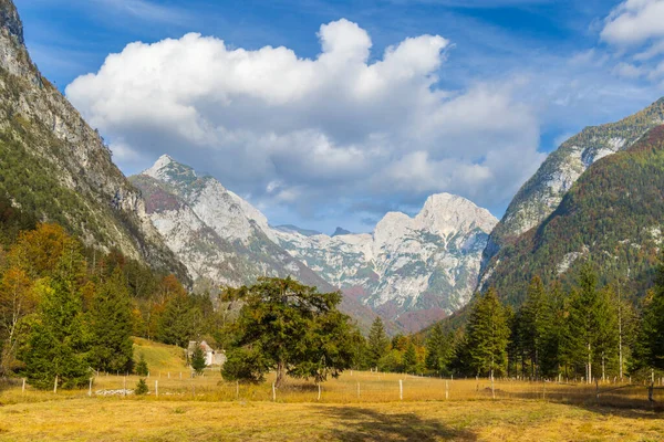 Τοπίο Στο Εθνικό Πάρκο Triglavski Σλοβενία — Φωτογραφία Αρχείου
