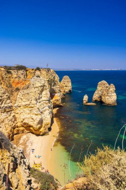 Portekiz, Lagos yakınlarındaki Algarve kıyısında.