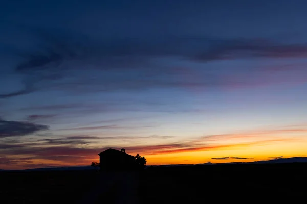 Часовня Восходе Солнца Плато Валенсоул Прованс Франция — стоковое фото
