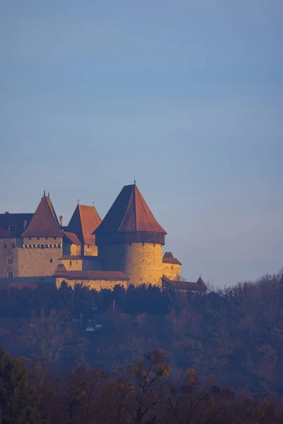 Κάστρο Kreuzenstein Στην Κάτω Αυστρία Αυστρία — Φωτογραφία Αρχείου