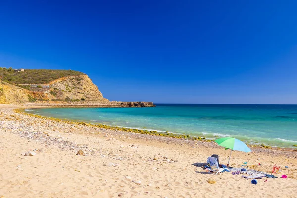 Пляж Під Назвою Прая Кабанас Вельш Алгарве Португалія — стокове фото